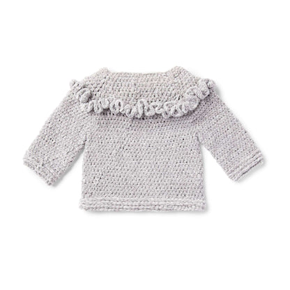 Bernat Ruffle Crochet Pullover 12