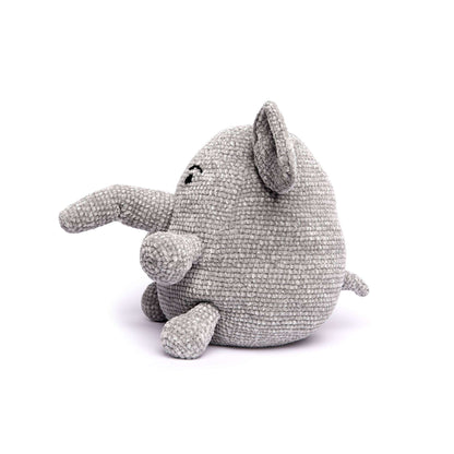 Bernat Crochet Elephant Stuffie Crochet Toy made in Bernat Baby Velvet yarn