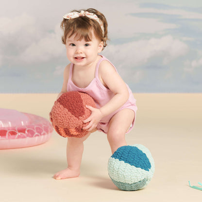Bernat Crochet Beach Ball Toys Crochet Toy made in Bernat Blanket O'Go yarn