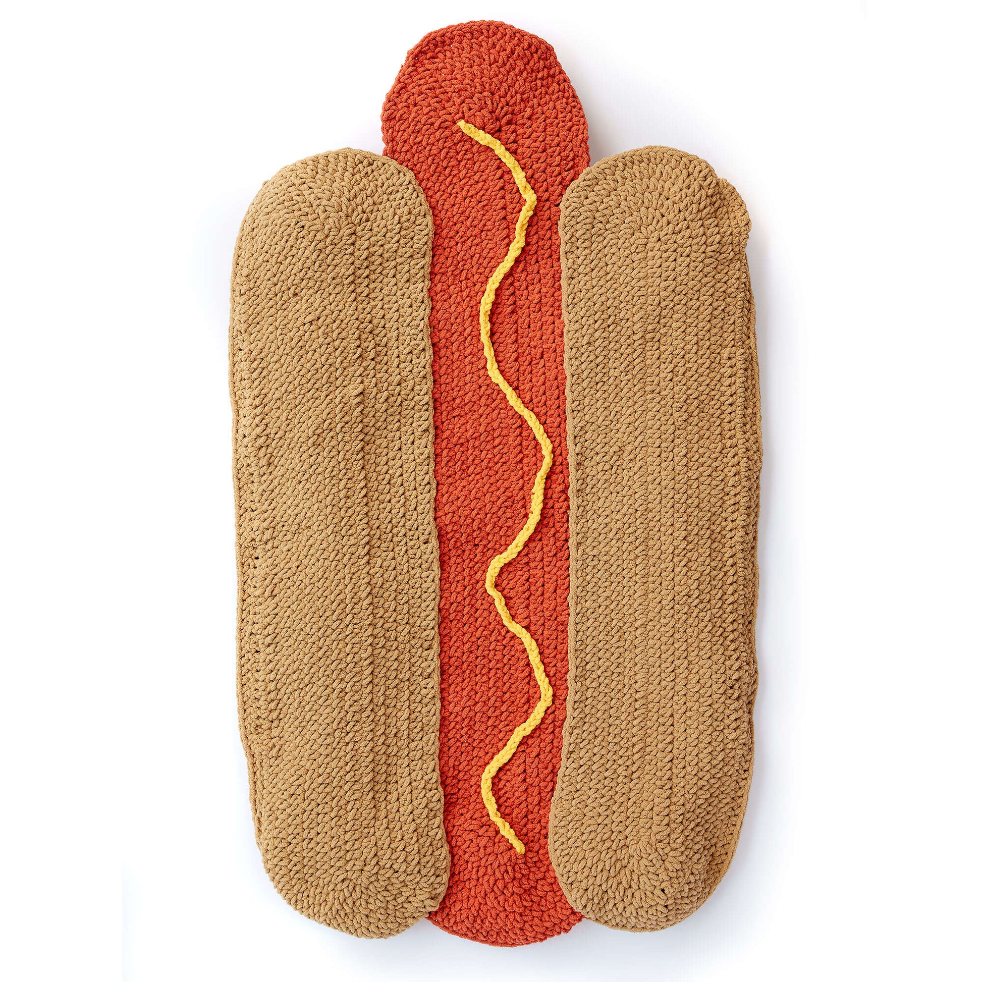 Free Bernat Hot Doggin'! Crochet Snuggle Sack Pattern