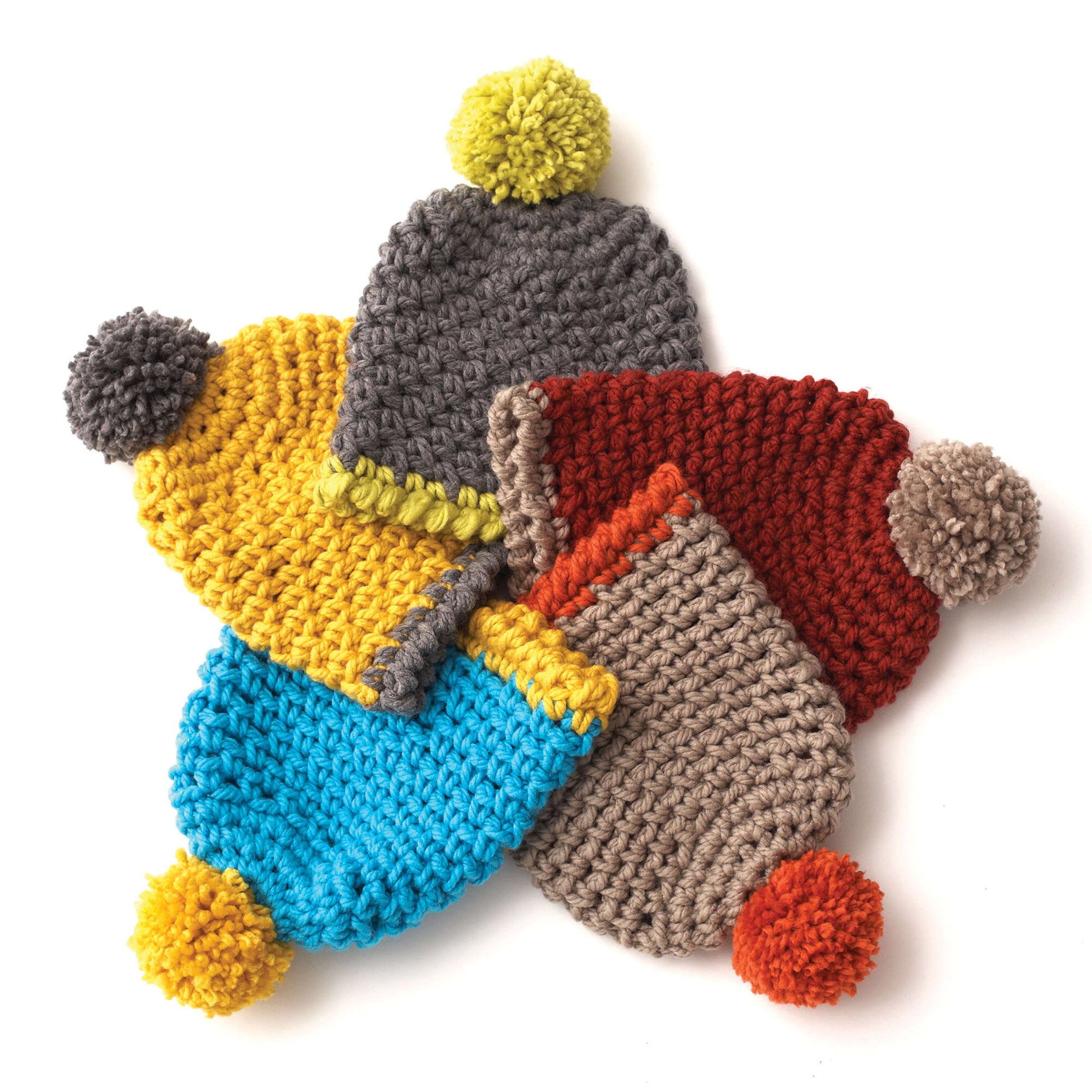 Bernat Easy Crochet Hat Grey