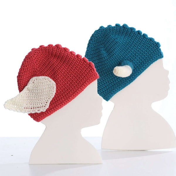 Free Easy Bernat Warrior Baby Helmets Crochet Pattern
