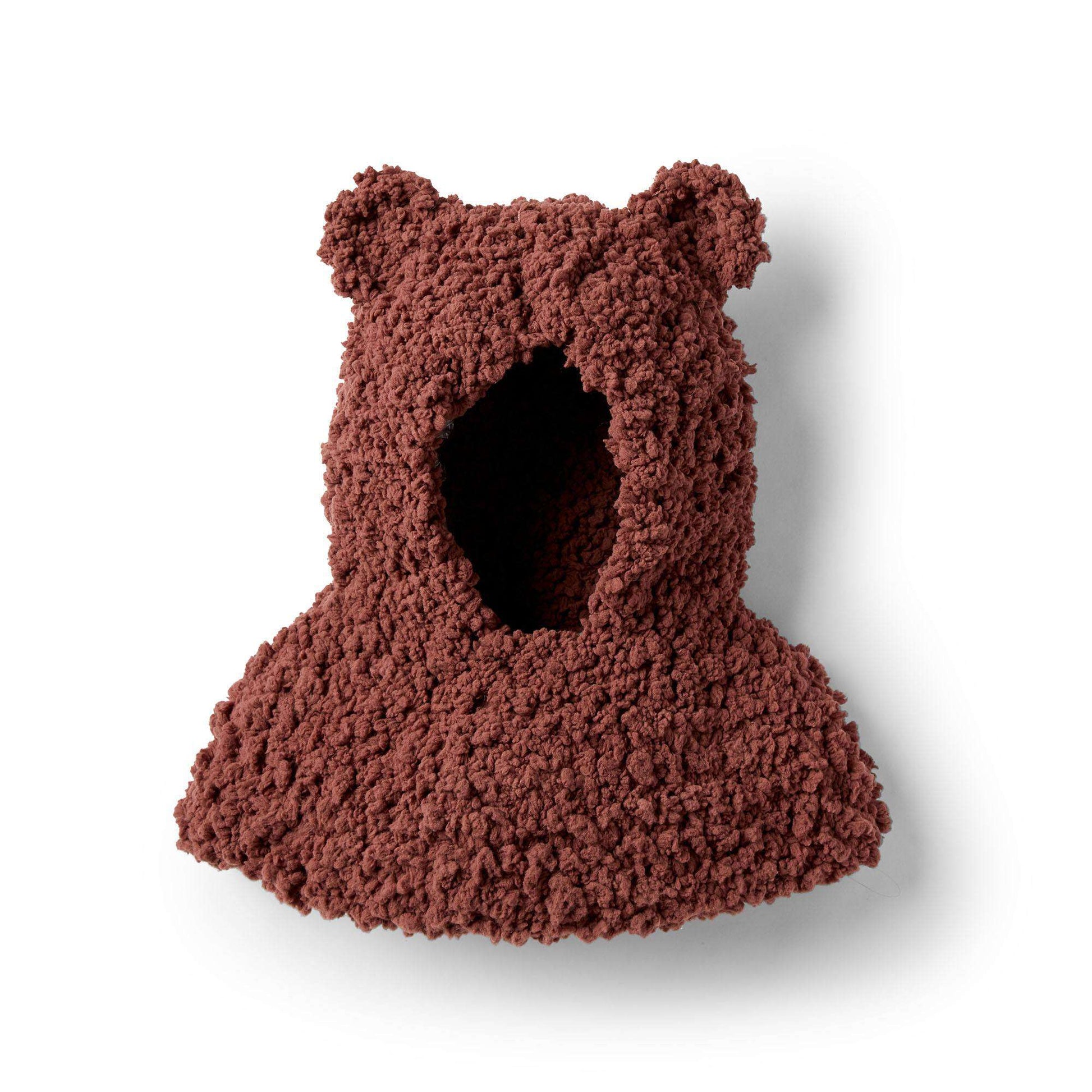 Free Bernat Crochet Bear Hood Pattern