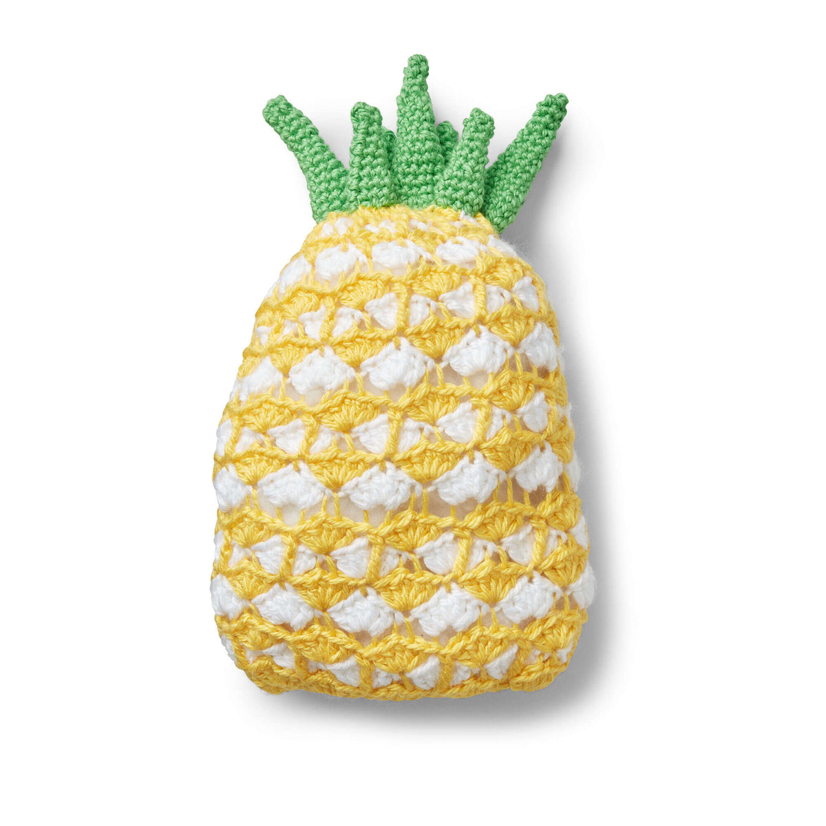 Bernat Juicy Pineapple Crochet Pillow Pattern Tutorial Image