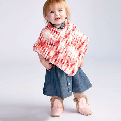 Bernat Simple Crochet Baby Poncho 6-12 mos