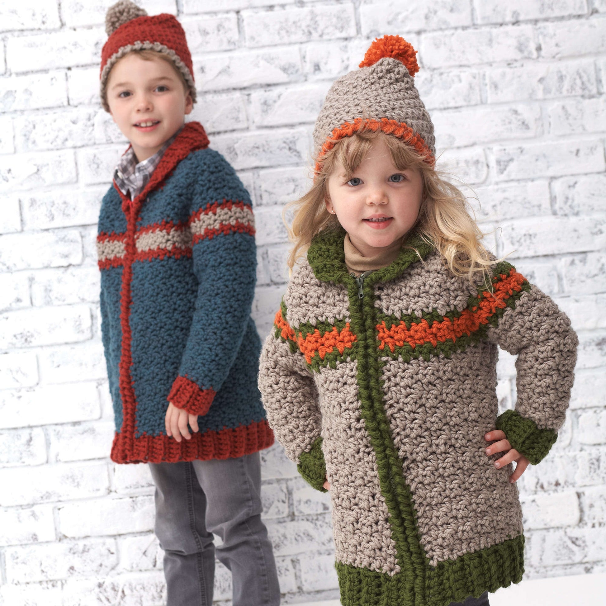 Free Bernat Kiddie Car Coat Crochet Pattern