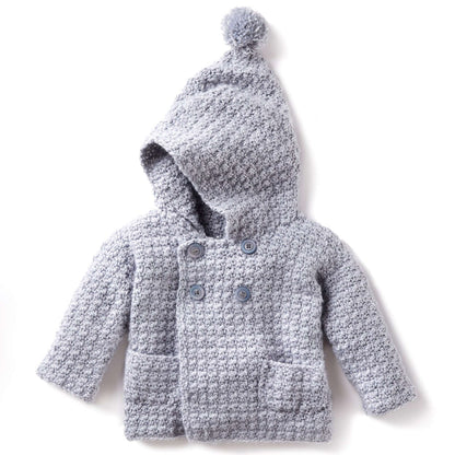 Bernat Big Kid Cozy Crochet Hoodie 2 yrs