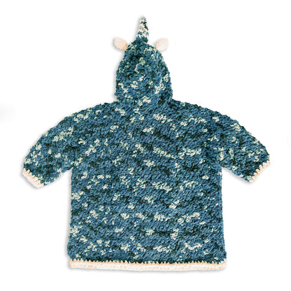 Bernat Unique Unicorn Kids Crochet Blanket Hoodie 6/8 yrs