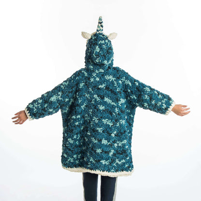 Bernat Unique Unicorn Kids Crochet Blanket Hoodie All Variants