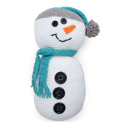 Bernat Giant Crochet Snowman Crochet Toy made in Bernat Blanket yarn