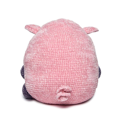 Bernat Crochet Pig Stuffie Crochet Toy made in Bernat Baby Velvet yarn