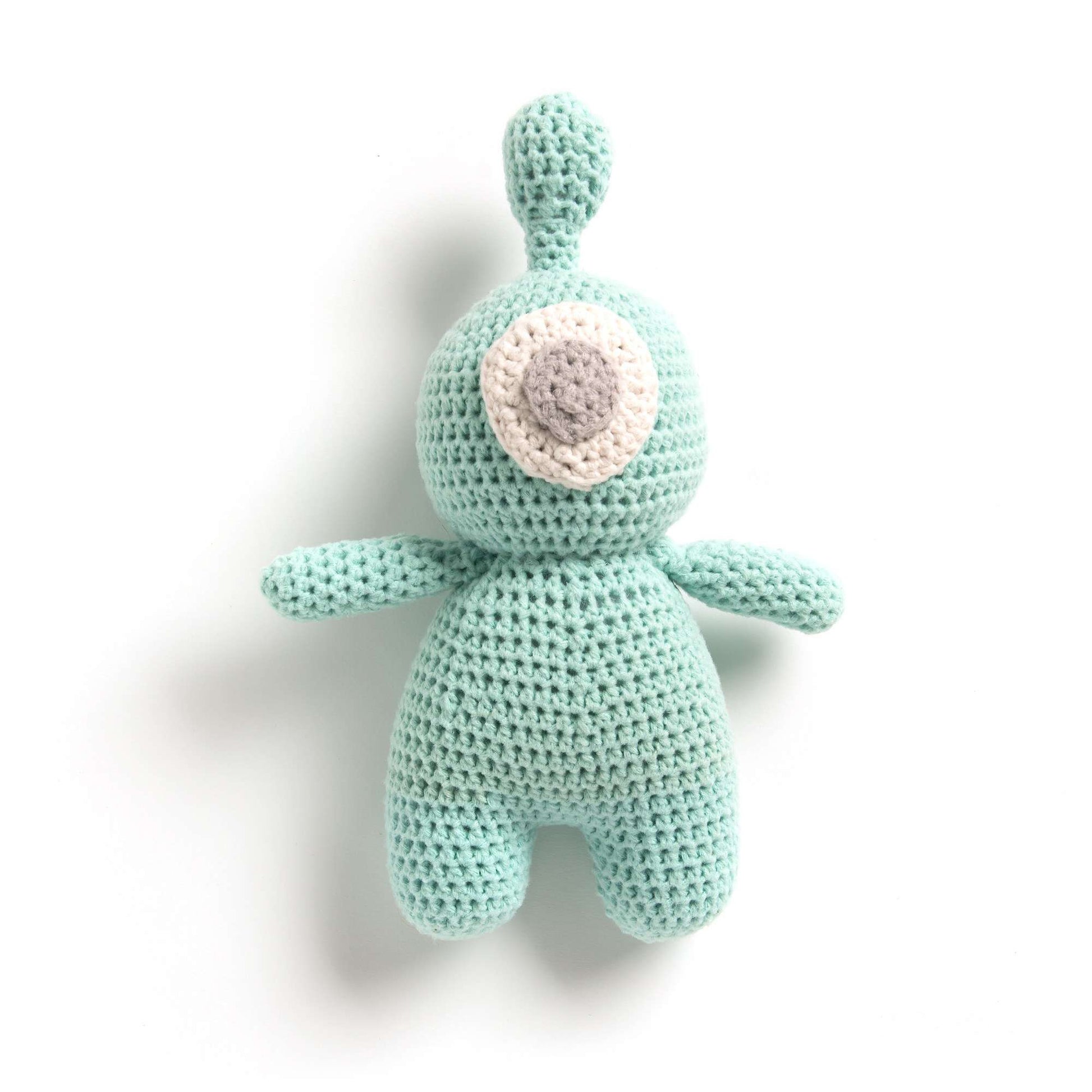 Free Bernat Crochet Bleep Blorp Toy Pattern