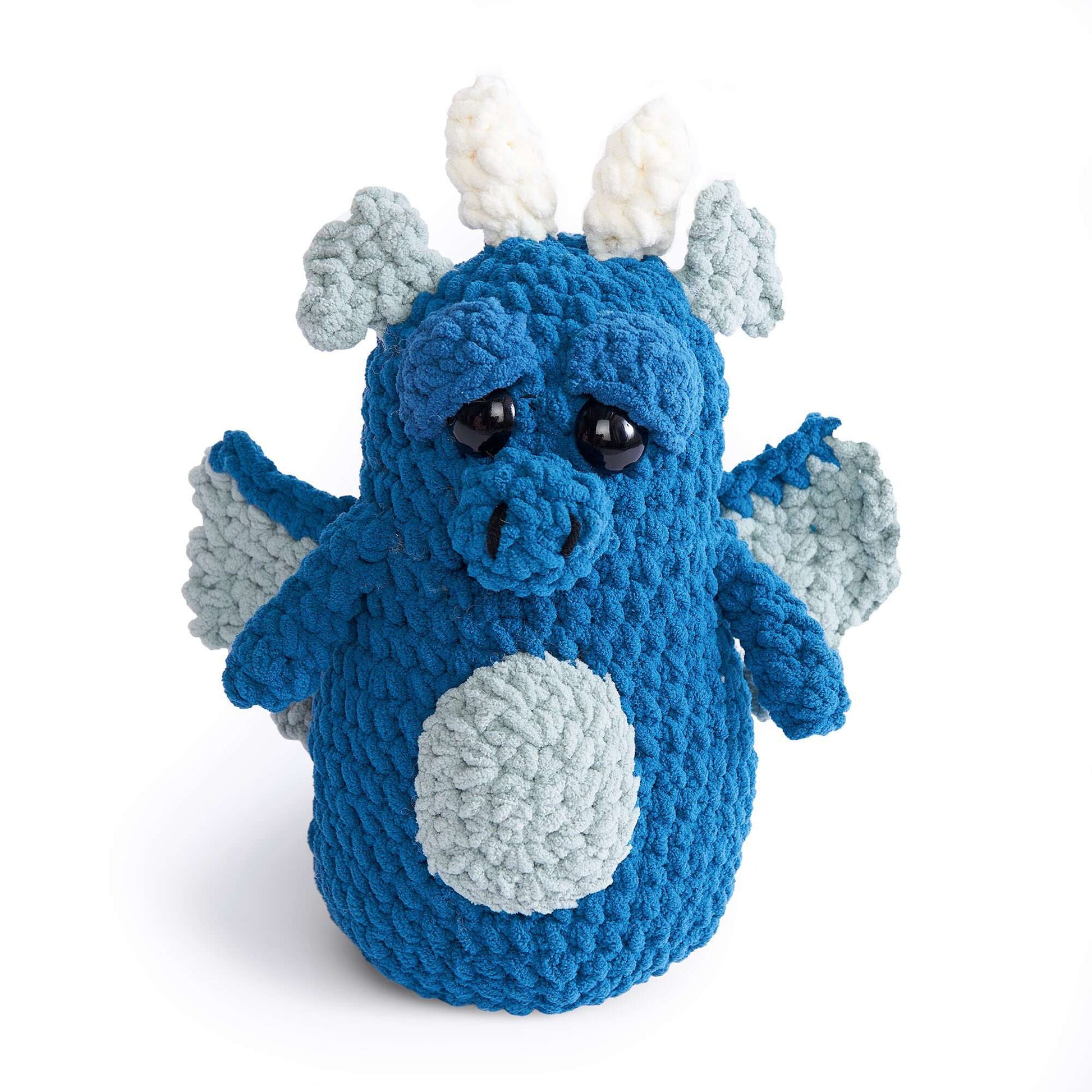 Free Bernat Donald The Dragon Crochet Toy Pattern