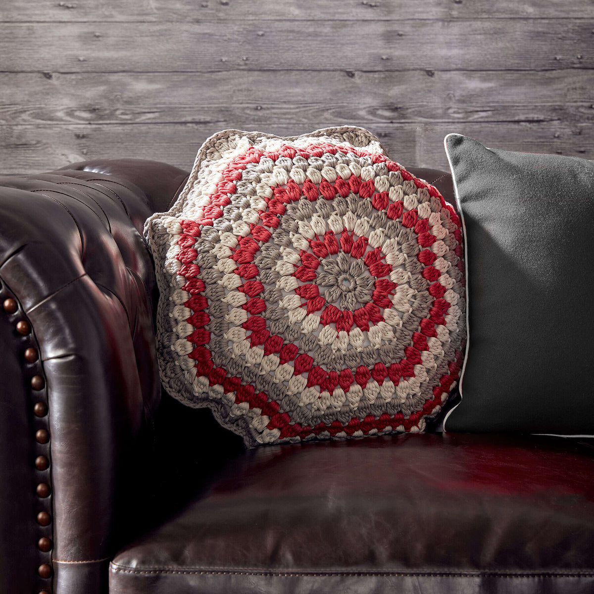 Crochet Accessory made in Bernat Maker Home Dec yarn