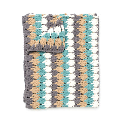 Bernat Larksfoot Crochet Blanket Crochet Blanket made in Bernat Blanket yarn