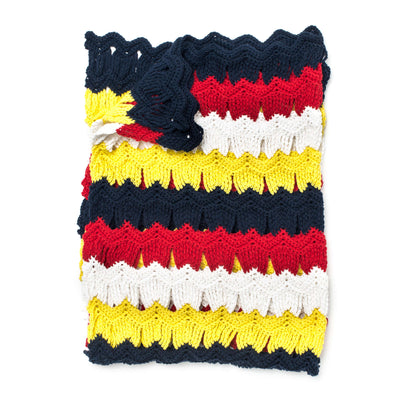 Bernat Seashells By The Seashore Crochet Blanket Crochet Blanket made in Bernat Handicrafter Cotton yarn