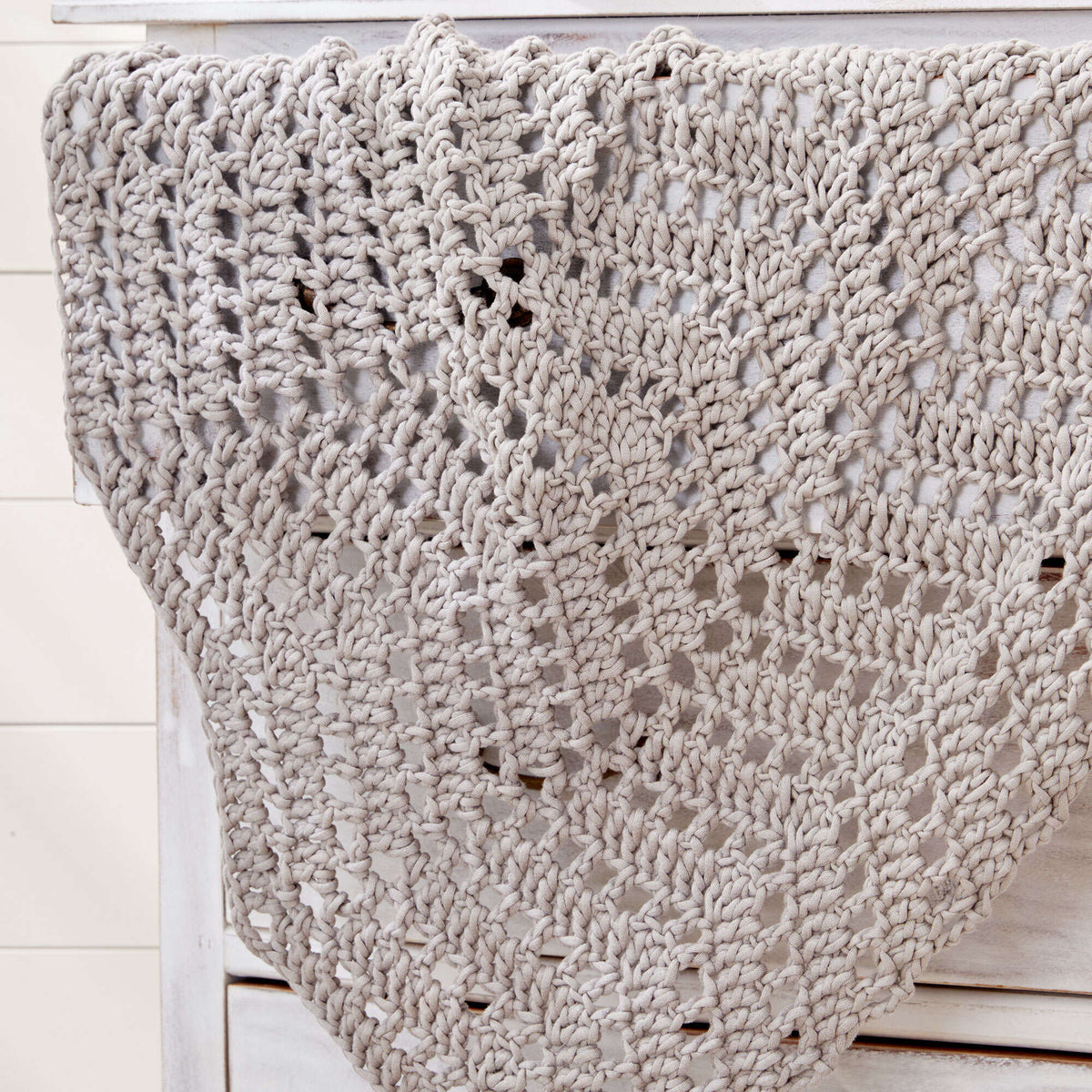 Crochet Blanket made in Bernat Maker Home Dec yarn