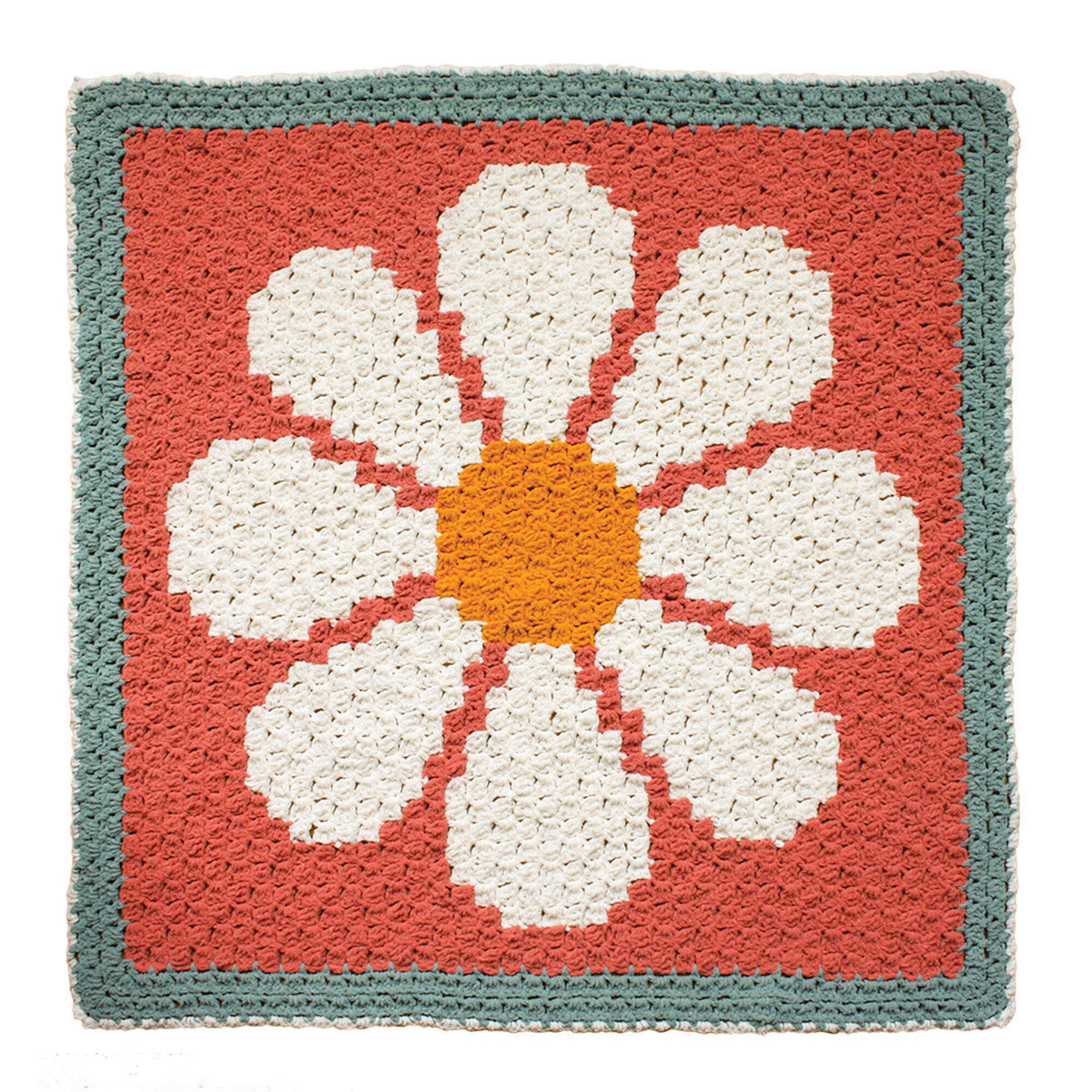 Crochet Blanket made in Bernat Baby Blanket Tiny yarn