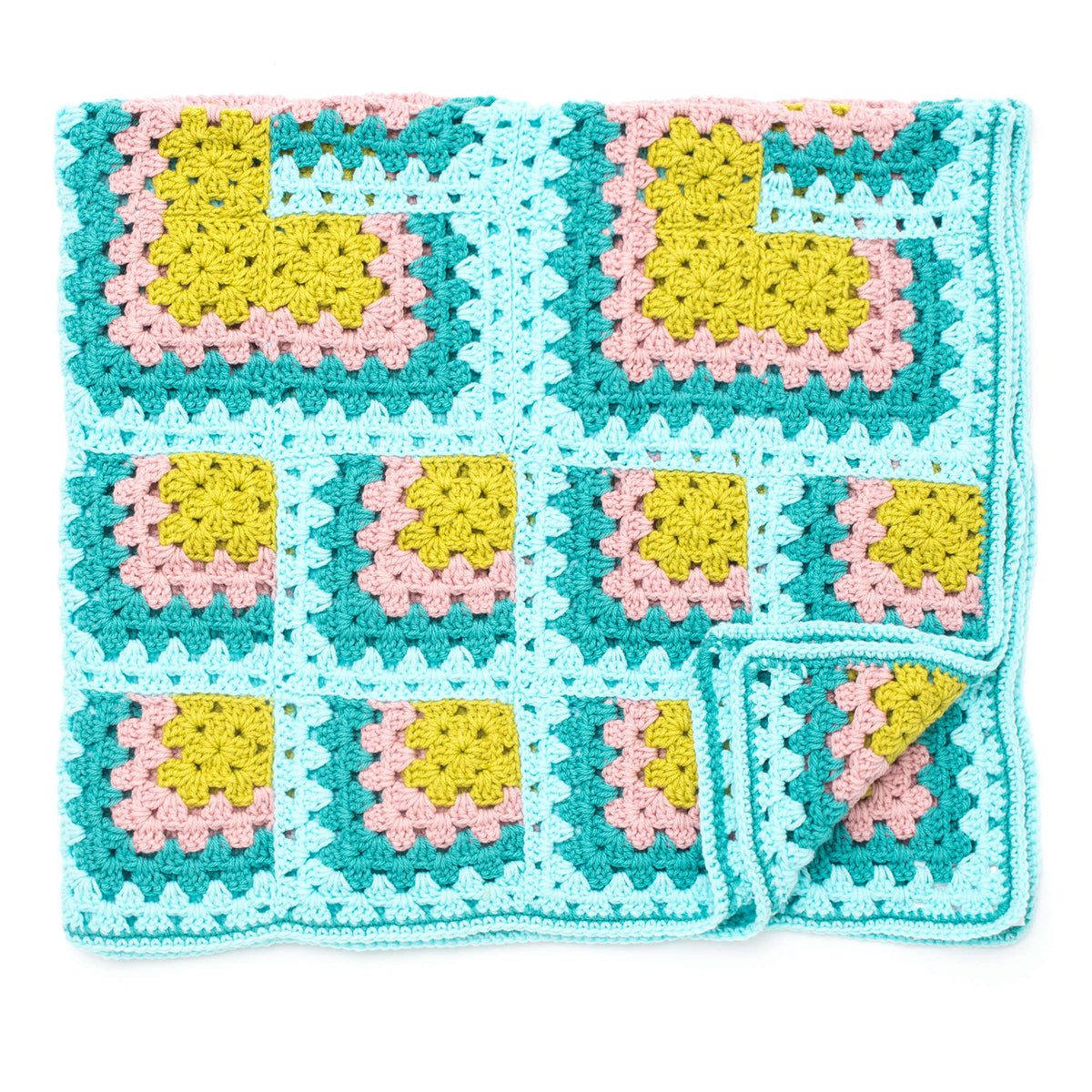 Crochet Blanket made in Bernat Super Value yarn