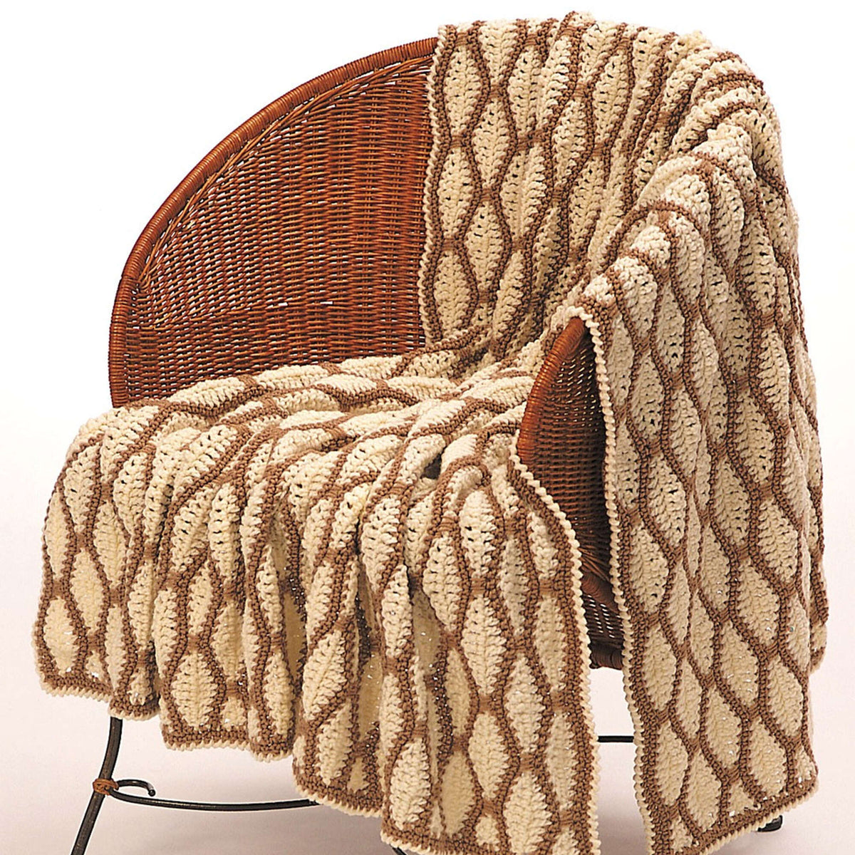 Crochet Blanket made in Bernat Super Value yarn