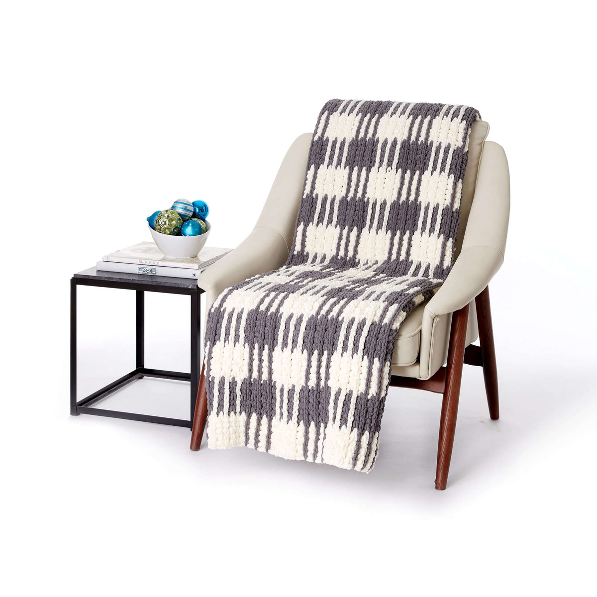 Crochet Blanket made in Bernat Blanket yarn