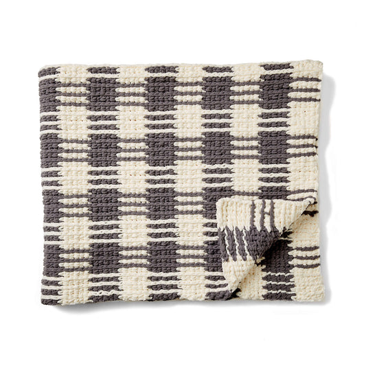 Crochet Blanket made in Bernat Blanket yarn