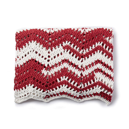 Bernat Ripples In The Sun Crochet Blanket Crochet Blanket made in Bernat Maker Outdoor yarn