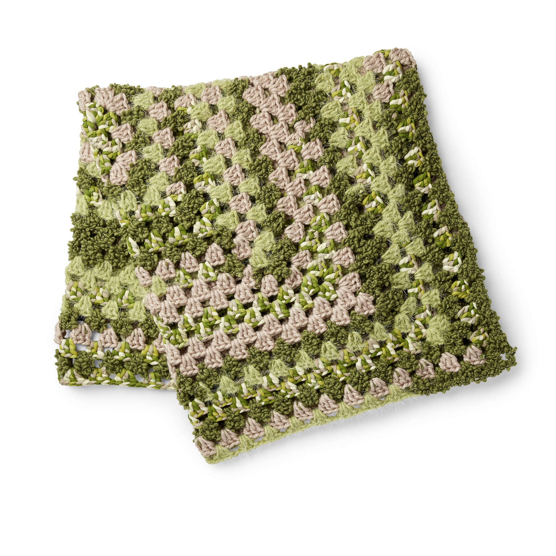 Bernat Make It Fast Crochet Blanket Crochet Blanket made in Bernat Mix Home yarn