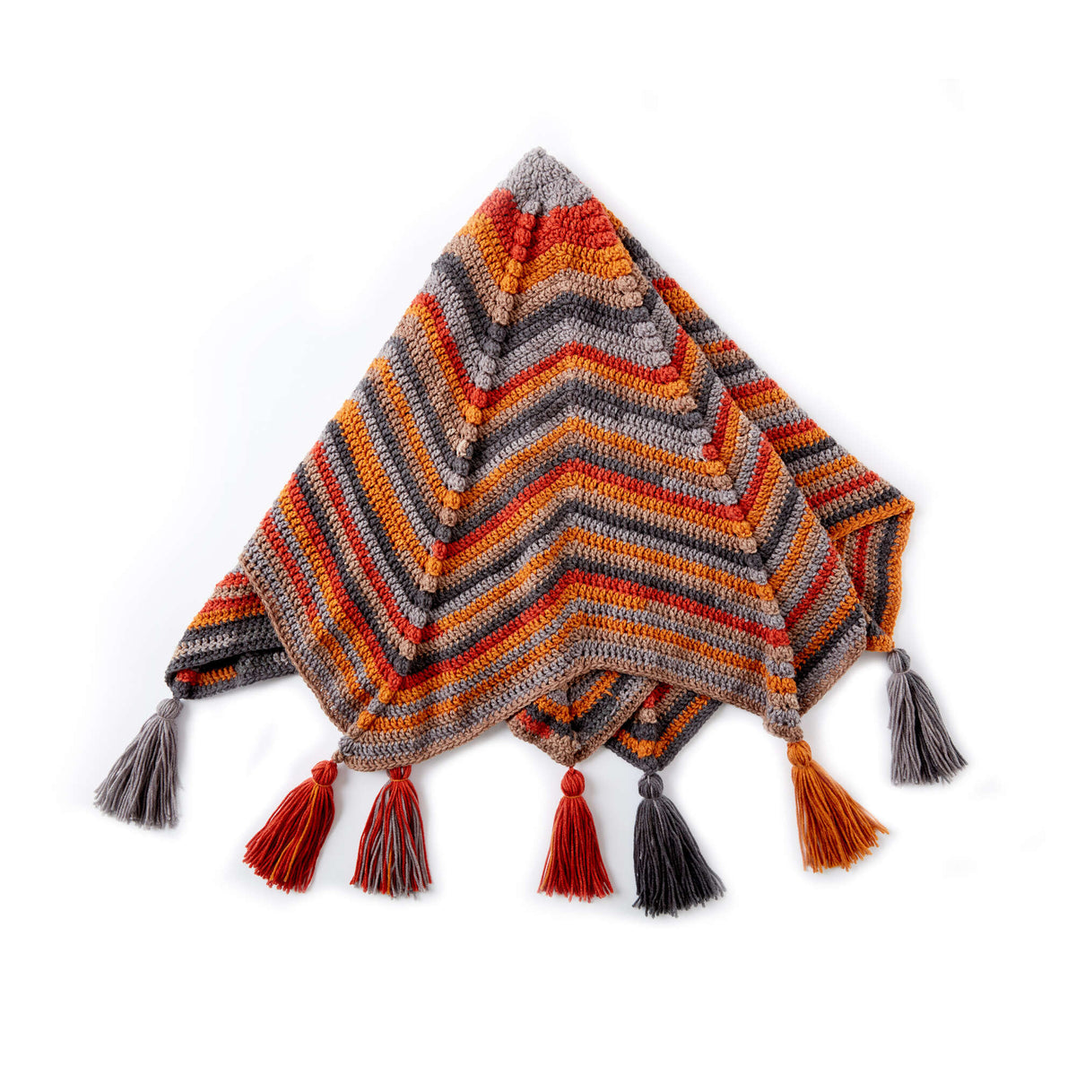 Crochet Blanket made in Bernat Super Value yarn