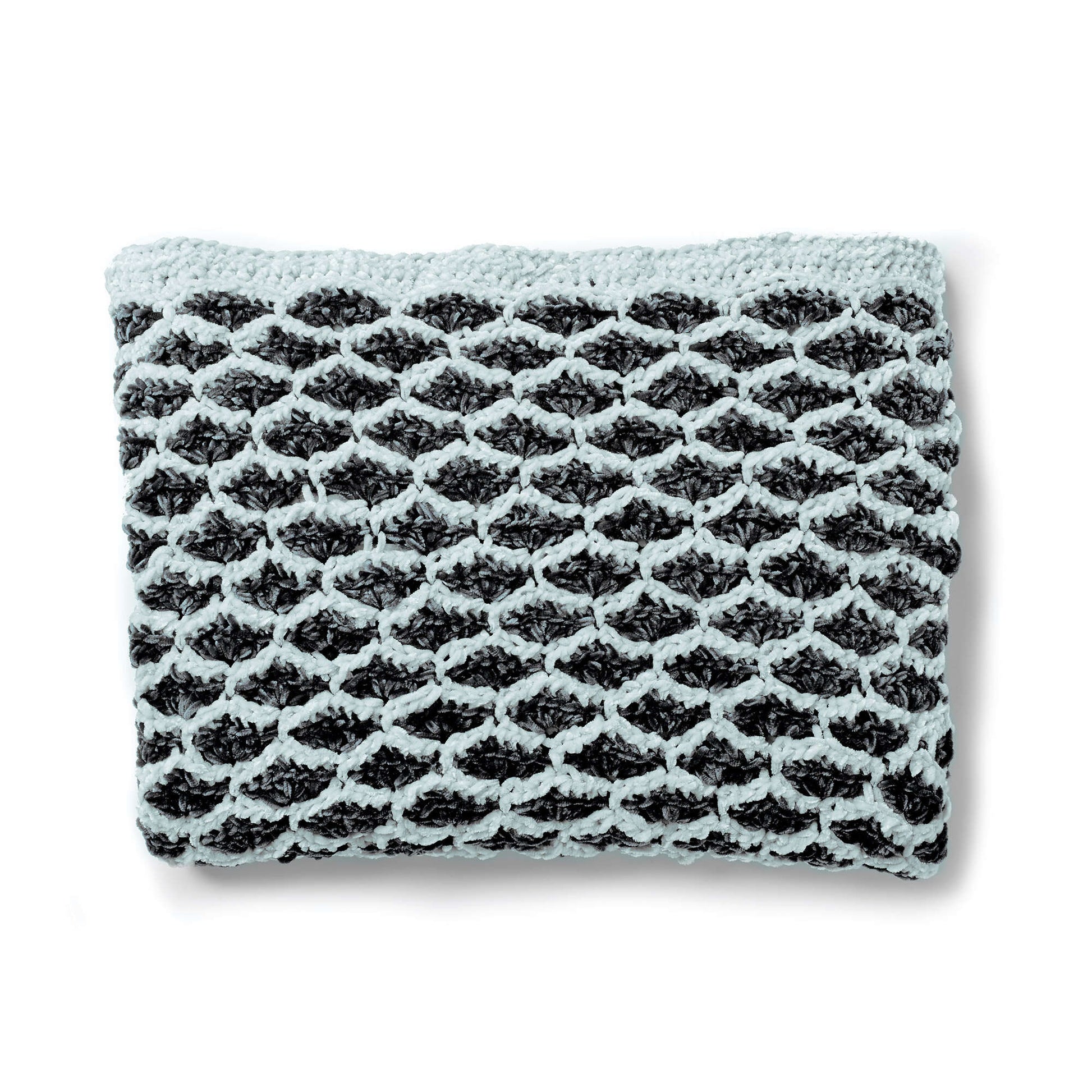 Free Bernat Lattice Shells Crochet Afghan Pattern