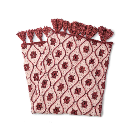 Bernat Moroccan Tiles Crochet Afghan Single Size