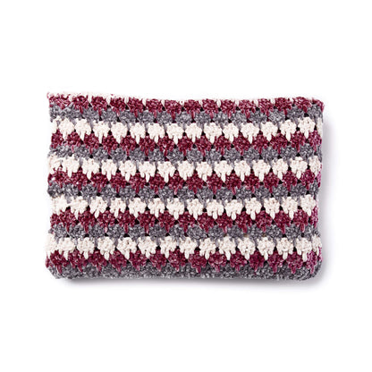 Bernat Larksfoot Crochet Afghan Crochet Blanket made in Bernat Velvet yarn
