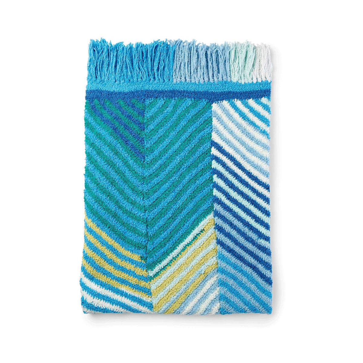 Crochet Blanket made in Bernat Blanket Breezy yarn