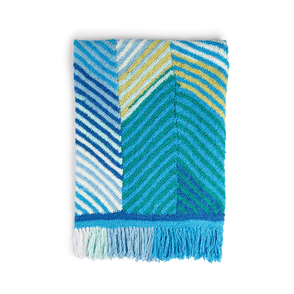 Crochet Blanket made in Bernat Blanket Breezy yarn