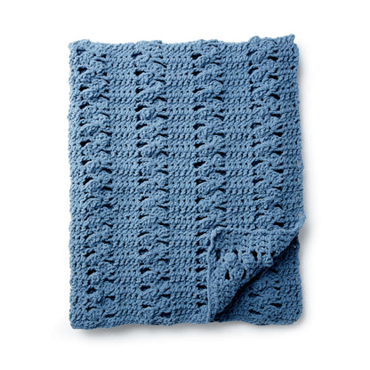 Bernat Cluster Panels Crochet Blanket Crochet Blanket made in Bernat Blanket yarn