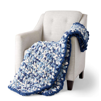 Big Blanket Stitch Crochet Afghan Crochet Blanket made in Bernat Blanket Big yarn
