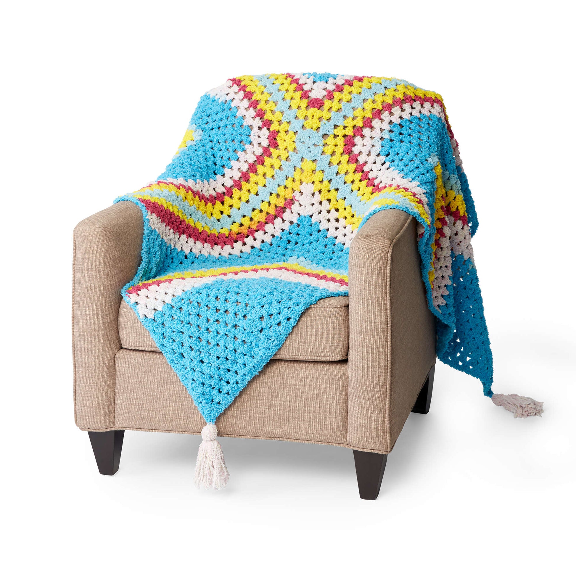 Bernat Soft And Breezy Crochet Blanket Pattern
