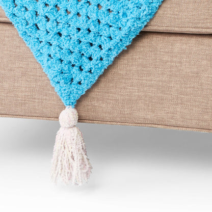 Bernat Mitered In the Middle Crochet Blanket Crochet Blanket made in Bernat Blanket Breezy yarn