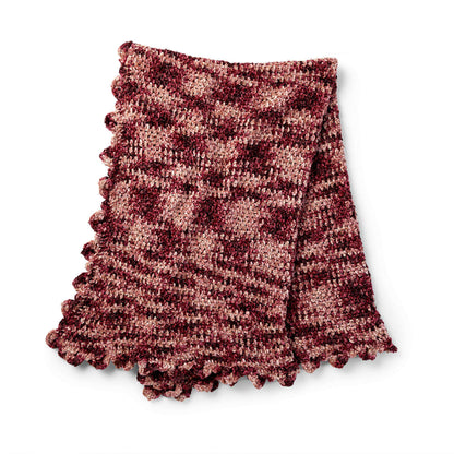 Bernat Fanfare Crochet Afghan Crochet Blanket made in Bernat Crushed Velvet yarn