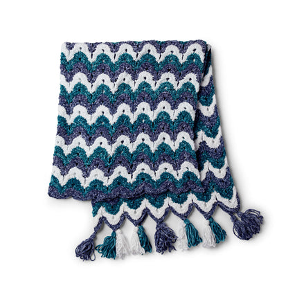 Bernat Ogee Stitch Afghan Crochet Single Size