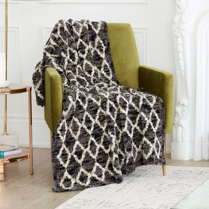 Bernat Trellis Crochet Blanket Single Size