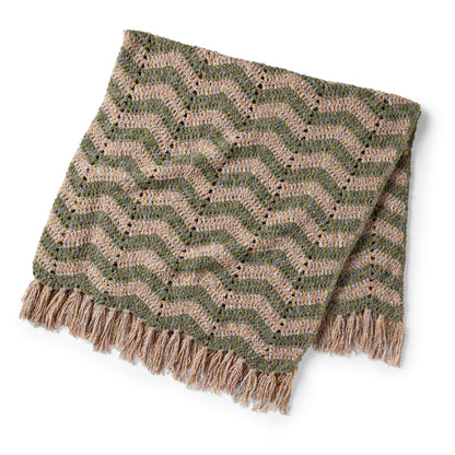 Bernat Mossy Mountains & Valleys Crochet Blanket Crochet Blanket made in Bernat Tweedie yarn