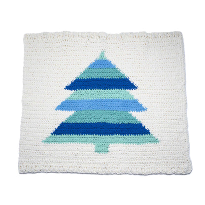 Bernat Cozy Crochet Tree Blanket Crochet Blanket made in Bernat Blanket yarn