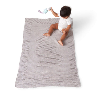 Bernat Woodland Bunny Crochet Blanket Single Size