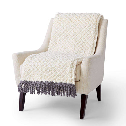 Bernat Celtic Texture Crochet Blanket Crochet Blanket made in Bernat Blanket yarn