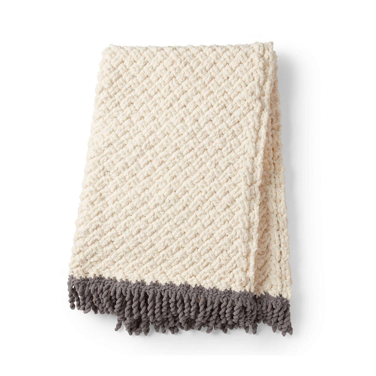 Crochet Blanket made in Bernat Blanket yarn