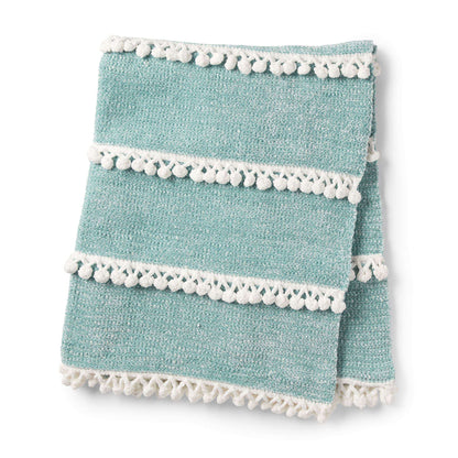 Bernat Bobbly Fringe Crochet Blanket Crochet Blanket made in Bernat Velvet yarn