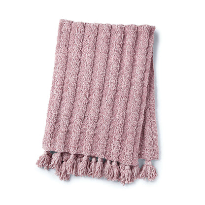 Bernat Velvet Cable Crochet Blanket Single Size