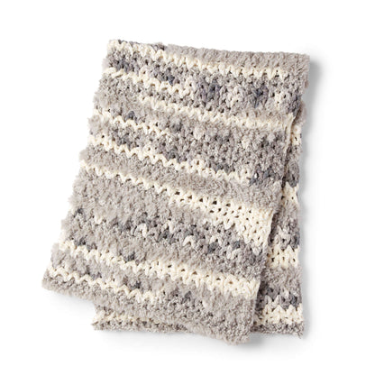 Bernat Mix It Up Crochet Throw Crochet Blanket made in Bernat Casa yarn