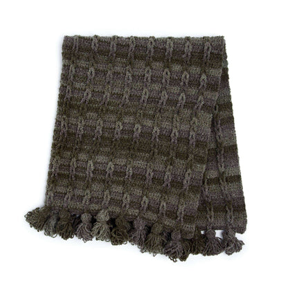Bernat Braided Loops Crochet Blanket Crochet Blanket made in Bernat Toasty yarn